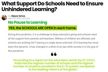 What Support Do Schools Need to Ensure Unhindered Learning?